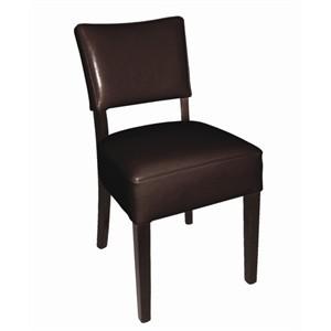 Bolero Chunky Faux Leather Chair (Pack of 2)