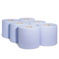 Premium Centrefeed Blue Paper Rolls 2Ply PK6 700 Sheets
