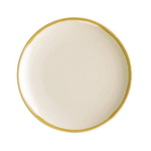 Olympia Kiln Sandstone Round Coupe Plate - 7" (Box 6)