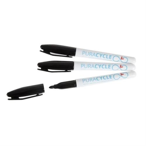 Puracycle Non-Toxic Marker Pens Black 3 Pack