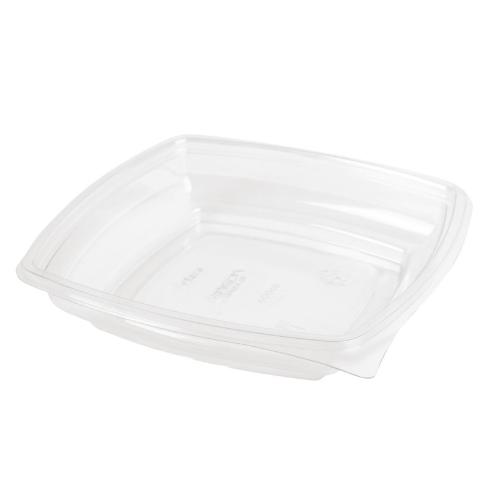 Plaza Salad/Deli Container Base only Clear - 500ml (Pack 500)