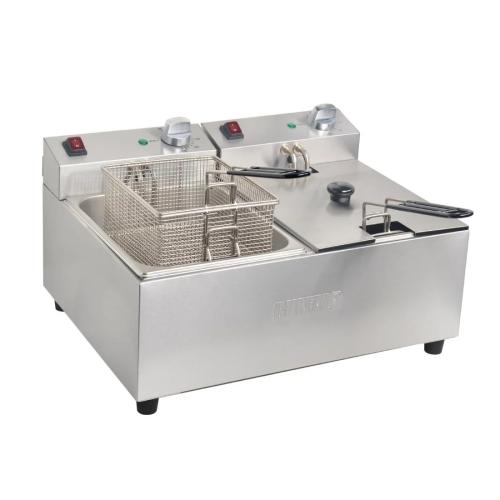 Buffalo Double Fryer - 2x5Ltr 2x2.8kW
