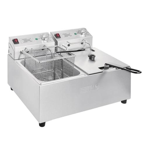 Buffalo Double Fryer - 2x5Ltr 2x2.8kW