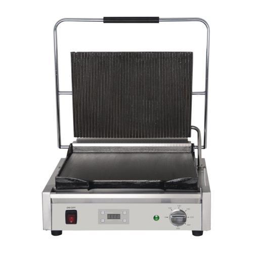 Buffalo Contact Grill Large Ribbed/Ribbed
