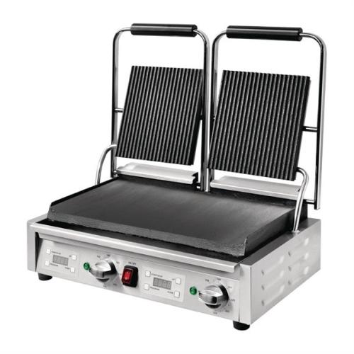 Buffalo Contact Grill Double Ribbed/Flat