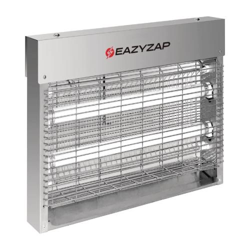 Eazyzap Energy Efficient Stainless Steel LED Fly Killer 30mÂ²