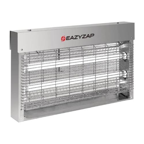 Eazyzap Energy Efficient Stainless Steel LED Fly Killer 100mÂ²
