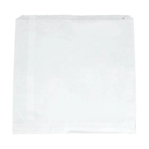 Vegware Compostable Recycled Flat Sandwich Bags White (Pack of 1000)