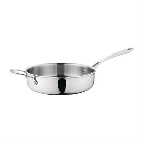 Vogue St/St & Aluminium Tri-Wall SautÃ© Pan 24cm