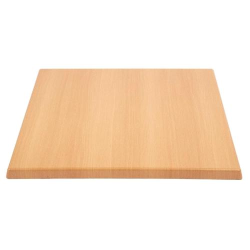 Bolero Square Table Top Beech 600mm