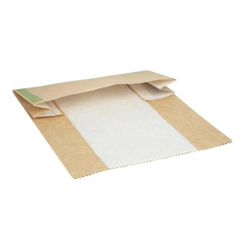 Vegware Compostable Kraft Panini Bags (Pack of 500)