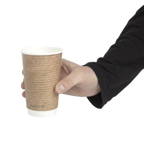 Vegware Compostable Hot Cups 455ml 16oz Pack of 400