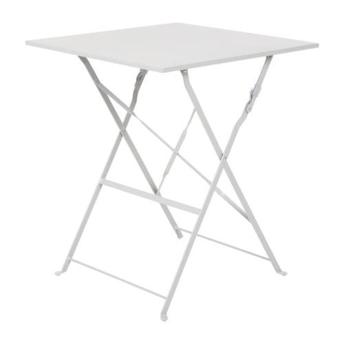 Bolero Grey Pavement Style Steel Table Square