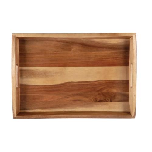 Large Acacia Wood Butler Tray 510mm