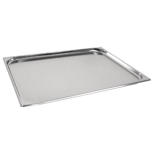 Vogue Stainless Steel GN 2/1 Pan 20mm