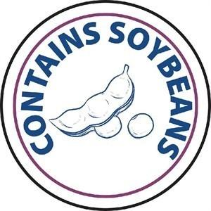 Vogue Food Allergen Label Soybean (1000pp)