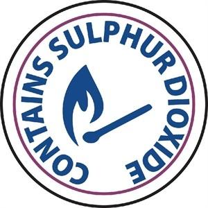 Vogue Food Allergen Label Sulphur Dioxide (1000pp)