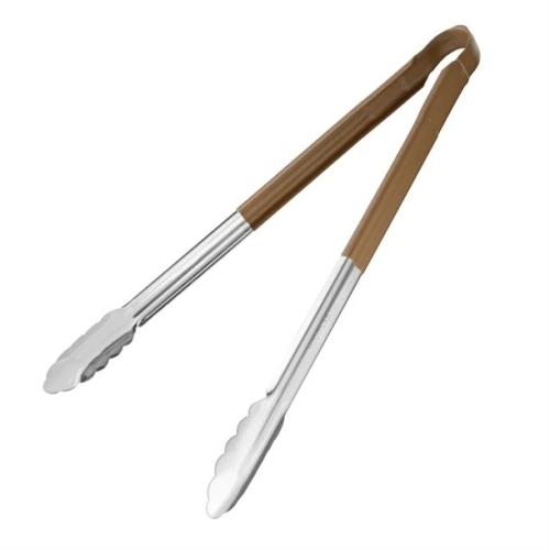 Vogue Colour Coded Serving Tong Brown 405mm