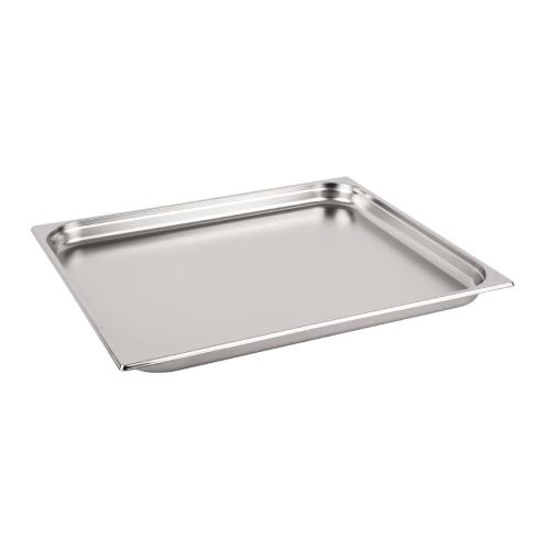 Stainless Steel Gastronorm Pan - 2/1 Double Full Size 40mm deep