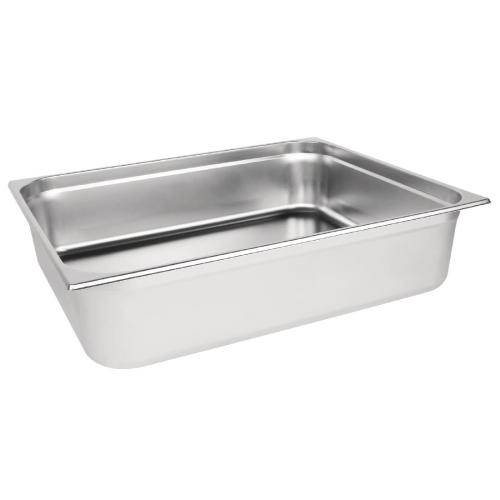 Stainless Steel Gastronorm Pan - 2/1 Double Full Size 150mm deep