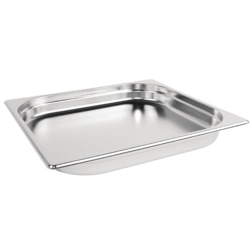 Stainless Steel Gastronorm Pan - 2/3 Size 40mm deep