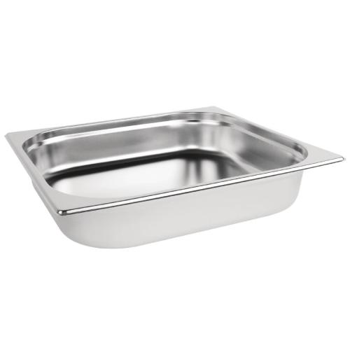 Stainless Steel Gastronorm Pan - 2/3 Size 65mm deep