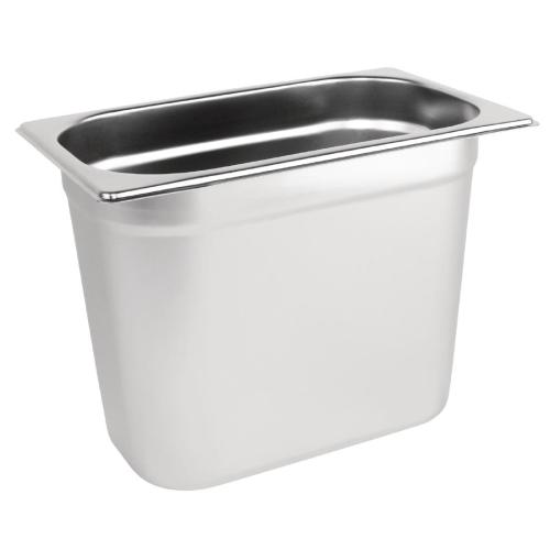 Stainless Steel Gastronorm Pan - 1/4 Size 200mm deep