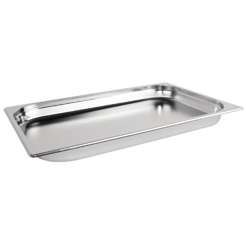 Stainless Steel Gastronorm Pan - 1/1 Full Size 40mm deep