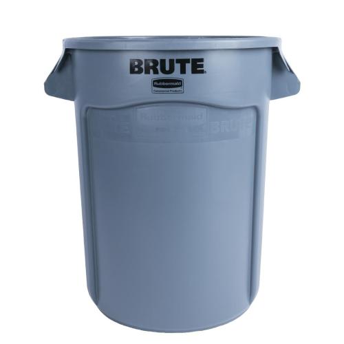Rubbermaid Round Brute Container Grey - 121Ltr