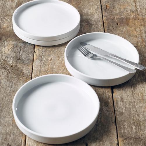 Genware Porcelain Low Presentation Plate 18cm7