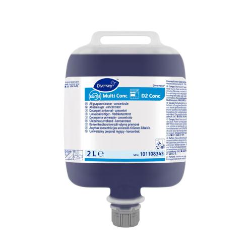 Suma Multi conc D2 3x2L - Highly concentrated multi purpose cleaner degreaser
