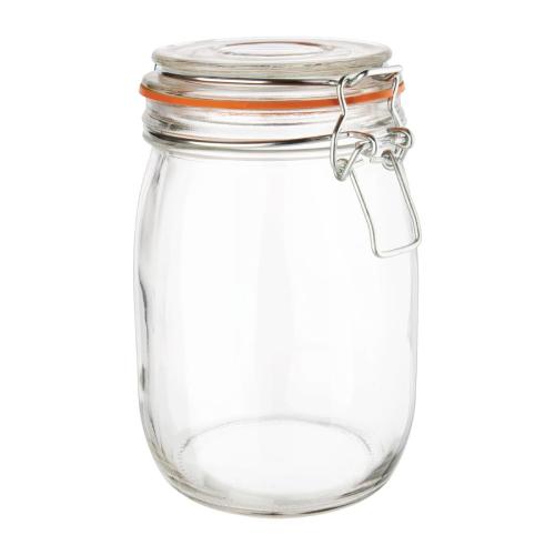 Vogue Preserving Jar with Clip - 1.0Ltr