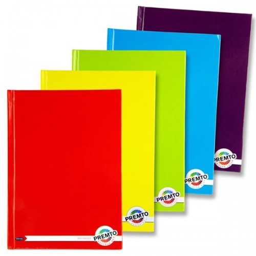 Premto A5 160pg Hardcover Notebooks S-1 5 Asst.
