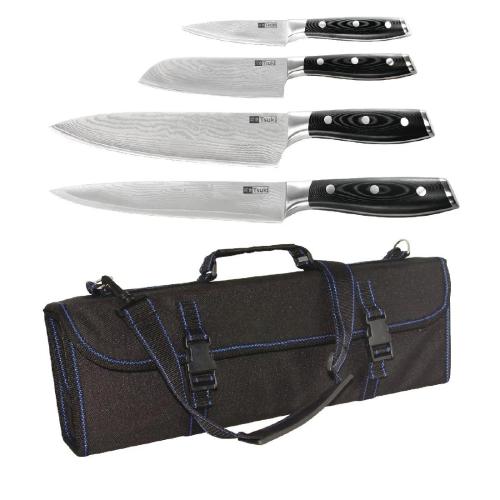Tsuki 4 Piece Series 7 Knife Set and Case
