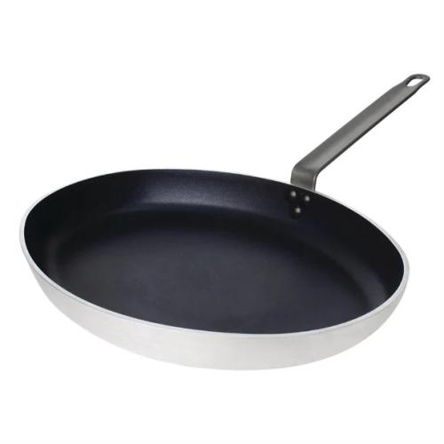 Vogue Aluminium Non-Stick Teflon Oval Frying Pan 36cm