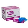 Vinyl Blue Powder Free Gloves - XL (100 per pack)