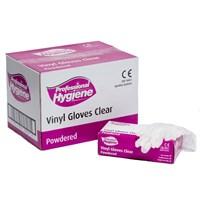 Vinyl Clear Powdered Gloves - XL (100 per pack)