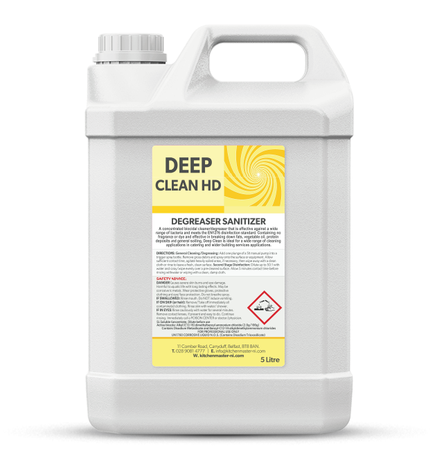 Deetek Clean Deep Clean HD Degreaser Sanitiser 5ltr | Hygiene.ie