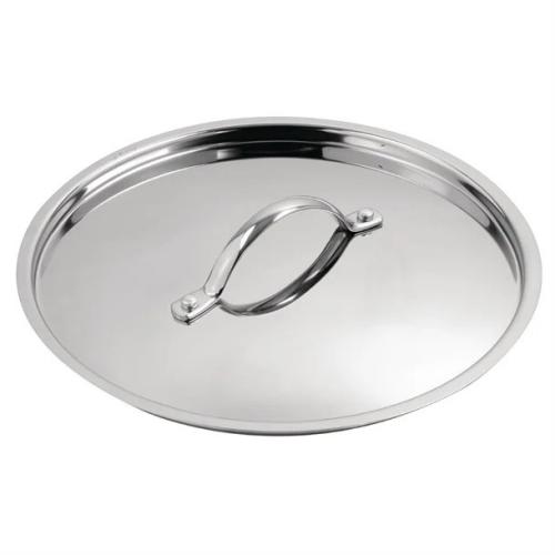 Vogue St/St & Aluminium Tri-Wall Stew Pan Lid 24cm
