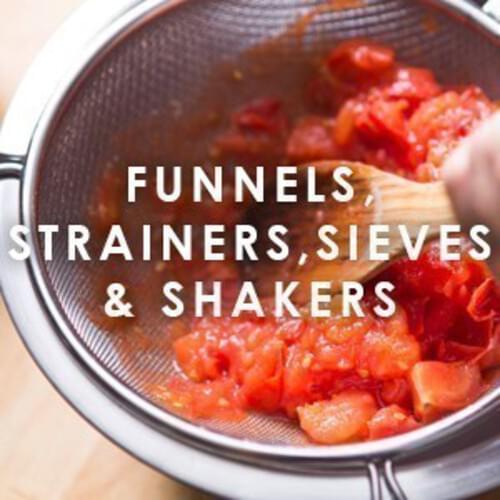 Funnels, Strainers, Sieves & Shakers