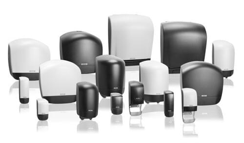 Katrin System Toilet Roll, Hand towel & Dispensers