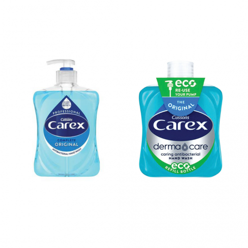 Carex Bundle Antibac Handwash 6 x 250ml and 6 x 500ml refill