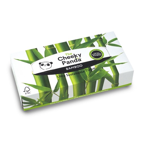 Cheeky Panda Flat Facial Tissues pack 12 - 100% Environmentally Friendly