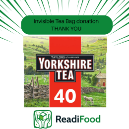 INVISIBLE TEA BAGS - READIFOOD DONTATION