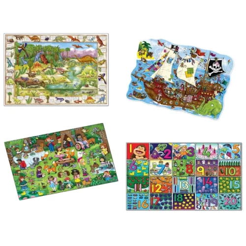 Orchard Toys Floor Jigsaws Pack x 4