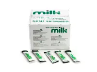 UHT Semi Skimmed Milk Sticks 10ml - Pack x 240