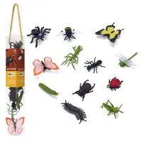 Insects and Spiders Mini Animals - Pack x12