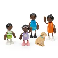 BIG JIGS Toys Black Family Dolls