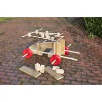 Beefy Broom Frames And Building Blocks Car Kit - 30 Piece Set