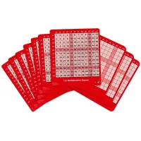 wildgoose Multiplication Grids - 210 x 240mm - Pack x 10